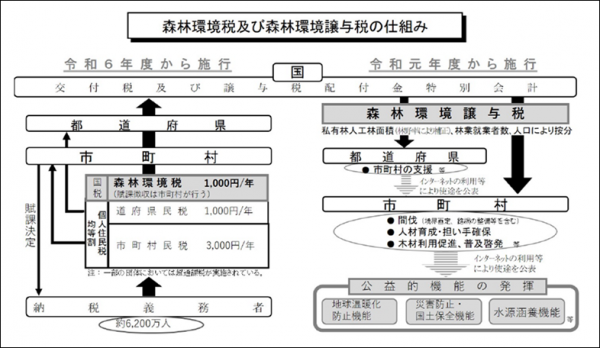 森林環境税・森林環境譲与税とは