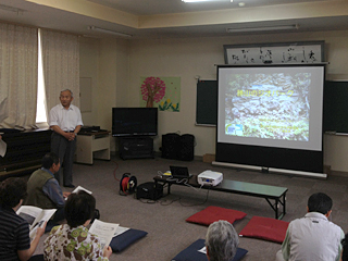 公民館でのジオパーク学習の様子