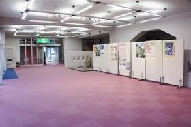 展示ホールの写真