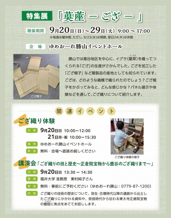 茣蓙展