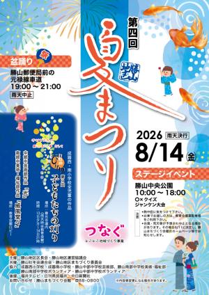 夏まつりチラシ 表