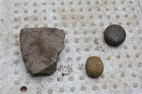 ウマヤ等で発見された縄文時代の石器